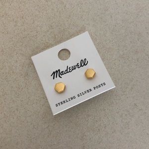 Madewell Hexagon earrings